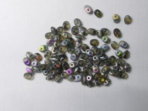 SD-40020MV Matte Vitral Black Diamond Matubo SuperDuo 10 gram - Afbeelding 1