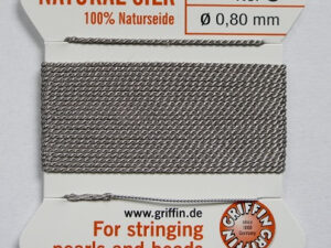 PZ-8-GREY Grey Parelzijde maat 8