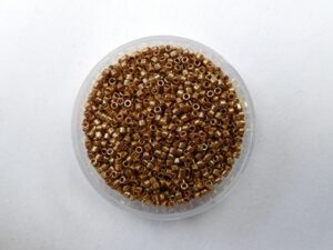 DB-11-1833 Duracoat Galvanised Yellow Gold Miyuki Delica's 11/0