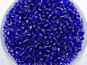 DB-10-0047 Silver Lined Cobalt Miyuki Delica's 10/0
