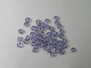 04-R-20500 Round Beads , 4 mm, Czech Glass Tanzanite - Afbeelding 1