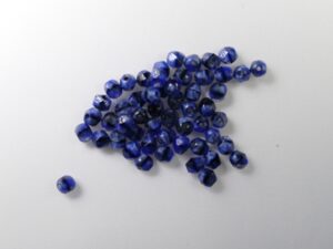 FP1-04-26307 Blue Chroust Czech Glass Facet Firepolish 4mm 50 stuks