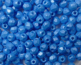 FP1-03-24008AL Pearl Shine Aqua Czech Glass Facet Firepolish 3mm 50 stuks - Afbeelding 1