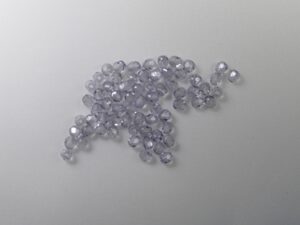 FP1-03-00030LB Luster Transparent Blue Czech Glass Facet Firepolish 3mm 50 stuks
