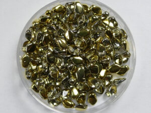 GB-00030-26441 Gekko beads, 3x5 mm, Crystal Amber