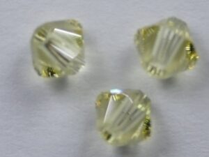 SW-04-JON 4 mm Jonquil Swarovski Element Bicones