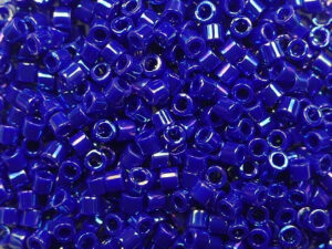 DB-10-0165 Opaque Royal Blue AB Miyuki Delica's 10/0