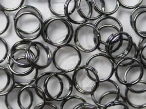SR-06-ZW Splitringetjes zwart 6 mm