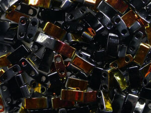 M-HTL-4560 Black Marea Miyuki Half Tila Beads 5x2,3 mm