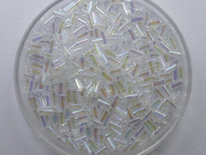 M-BGL-3-0250 Crystal AB Miyuki Bugles 3mm