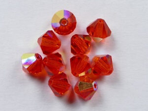 PrBic-06-HYAAB Hyacinth AB Preciosa Bicones 6 mm 10 stuks