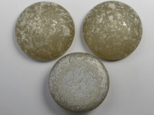 CAB-R18-29972-15481 Matte Backlit Vaporize Czech Round Cabochon 18 mm