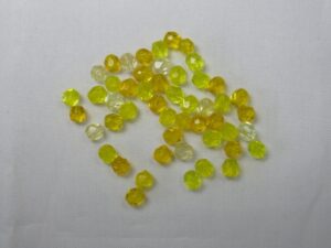 FP1-04-99926 Jonquil Citrine Mix Czech Glass Facet Firepolish 4mm 50 stuks - Afbeelding 1