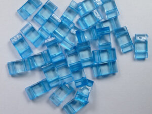 Trägerperlen, Aqua, 30 stuks