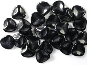 Rose Petals, 14x13 mm, Jet
