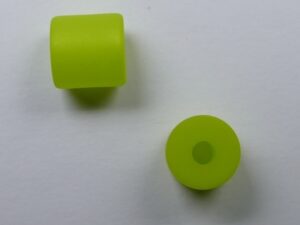 Pol-c08-22 8 mm Polaris cilinder kraal, appelgroen