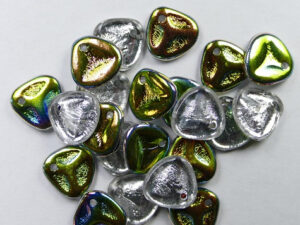 Rose Petals, 8x7 mm, Crystal Vitrail