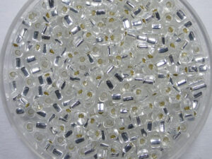 M-TRI-10-1101 Silver Lined Crystal Miyuki Triangle 10/0