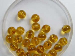 RounDuo Beads, 5 mm, Topaz