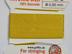 PZ-8-YEL Yellow Parelzijde maat 8