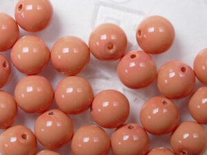 PrP-06-SRO Salmon Rose Preciosa Parels 6 mm