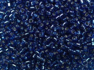 DB-11-0608 Silver Lined Dyed Blue Zircon Miyuki Delica's 11/0 - Afbeelding 1