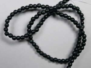 02-R-79052JT Metallic Suede Dark Forest round 2 mm. 100 Pc. - Afbeelding 1