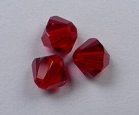 SW-05-SIALT 5 mm Light Siam Swarovski Element Bicones - Afbeelding 1