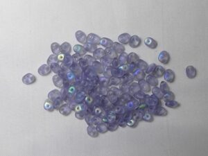 SD-20500MX Matte Tanzanite AB Matubo SuperDuo 10 gram - Afbeelding 1