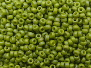 M-11-4697 Opaque Glazed Frosted Rainbow Olive 10 gram