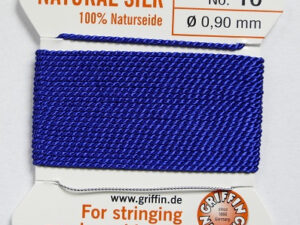 Parelzijde, maat 10, Dark Blue