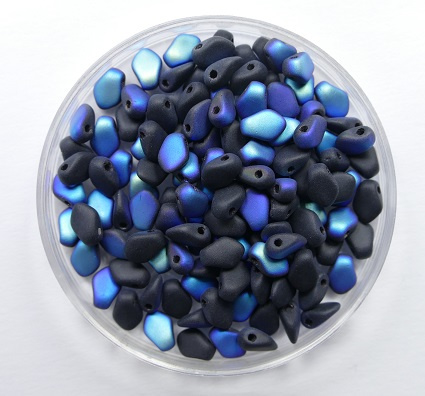 GB-23980-28771 Jet AB Matted Gekko beads GB-23980-28771 Jet AB Matted Gekko beads