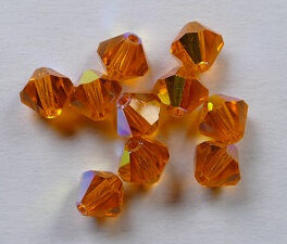 PrBic-06-SUNAB Sun AB Preciosa Bicones 6 mm 10 stuks - Afbeelding 1