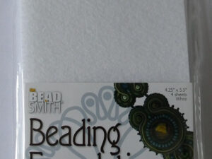 Beadsmith Beading Foundation, 4 vellen van 4,25x5,5 inch, wit