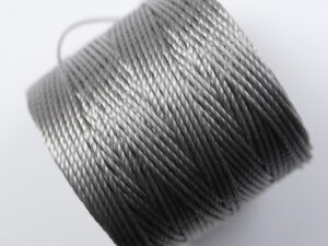 S-Lon TEX 210 Superlon Bead Cord, Silver