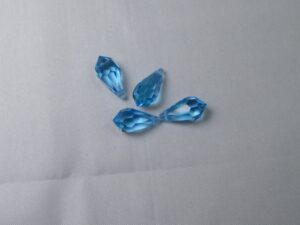 PrD-6.5-AQBO Drop, 6.5x13 mm, Preciosa, Aqua Bohemica - Afbeelding 1