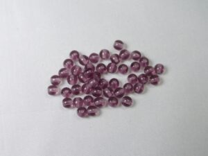 04-R-20050 Round Beads , 4 mm, Czech Glass Light Amethyst