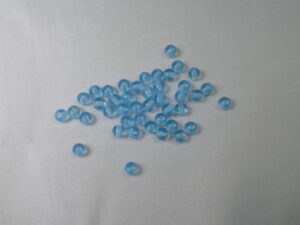 04-R-60010 Round Beads , 4 mm, Czech Glass Aquamarine - Afbeelding 1