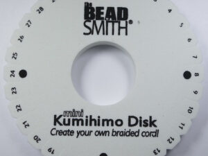 Kumihimo schijf 10 mm dik, 4,25 inch doorsnede