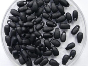 MLD-0401F Matte Black Miyuki Long Drops 3x5,5 mm