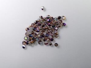 FP1-03-00030VX Vitex Crystal Czech Glass Facet Firepolish 3mm 50 stuks