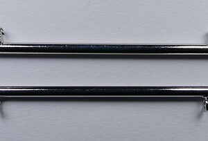 M-TUBE-S-60 lichtzilverkleur Miyuki Slide End Tubes 60 mm - Afbeelding 1