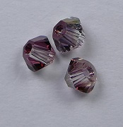 3 mm Crystal Lilac Shadow Swarovski Element Bicones - Afbeelding 1