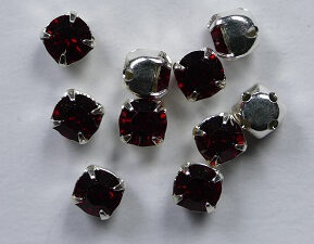 Preciosa Rosemontees, siam, SS18, 4,4 mm