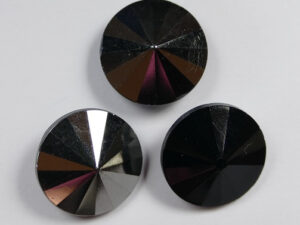 Rivoli, 14 mm, Matubo, Hematite