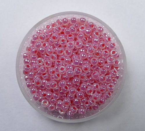 M-8-0535 Ceylon Carnation Pink Miyuki Rocailles 8/0 M-8-0535 Ceylon Carnation Pink Miyuki Rocailles 8/0