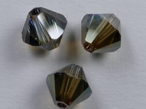 6 mm Bronze Shade Swarovski Element Bicones - Afbeelding 1