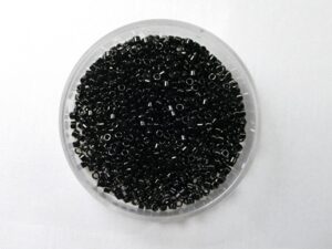 DB-11-0010 Opaque Black Miyuki Delica's 11/0 - Afbeelding 1