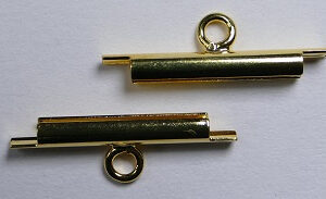 M-TUBE-G-15 goudkleur Miyuki Slide End Tubes 15 mm
