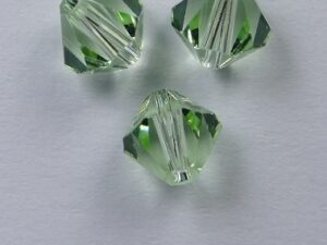 6 mm Chrysolite Swarovski Element Bicones - Afbeelding 1